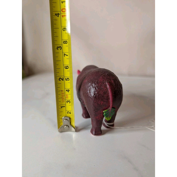 🖤 Enesco Home Grown 2011 Beet Rhino #4025386 RETIRED, With Tags - Picture 4 of 4